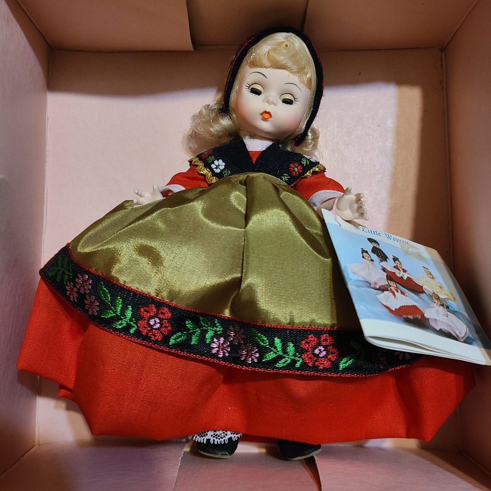 Vtg Madame Alexander International Sweden‎ #592 Little Women 8" Doll w/box